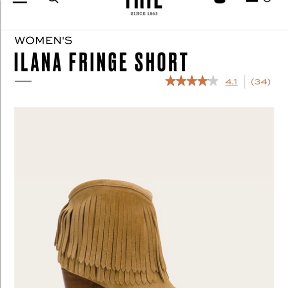 Women’s Frye Fringe Leather Booties - size 9 grey - Picture 5 of 8